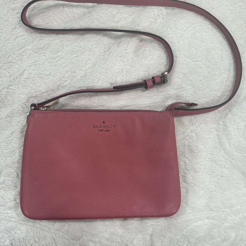 Kate Spade Pink Leather Crossbody Bag